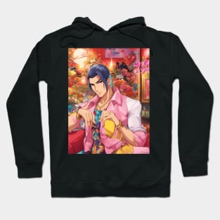 Manga Master Cool Anime yakuza pose Hoodie